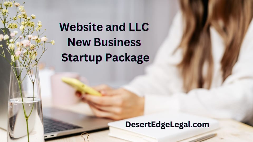 Website and LLC New Business Startup Package